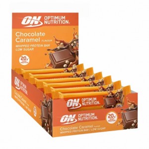 Optimum Nutrition Chocolate Caramel Whipped Protein Bar Elite 600 grams (10 Bars) - Notify me Brasil | OH4278056