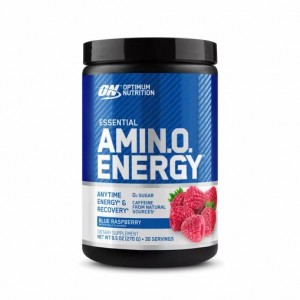 Optimum Nutrition ESSENTIAL AMIN.O. ENERGY® Blue Raspberry 0.6 lb (30 Servings) Brasil | DX5341920