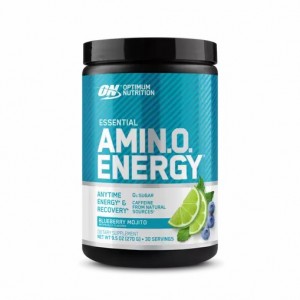 Optimum Nutrition ESSENTIAL AMIN.O. ENERGY® Blueberry Mojito 0.6 lb (30 Servings) Brasil | RF6492381