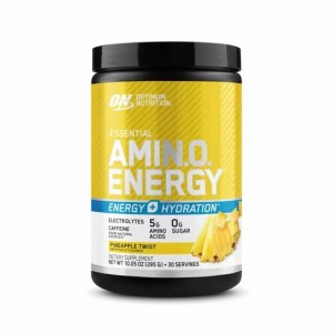 Optimum Nutrition Essential AMIN.O. ENERGY + Electrolytes Pineapple Twist 0.63 lb (30 Servings) Brasil | NX1329507