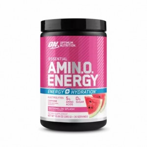 Optimum Nutrition Essential AMIN.O. ENERGY + Electrolytes Watermelon Splash 0.63 lb (30 Servings) Brasil | XV5219370