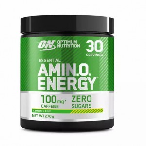 Optimum Nutrition Essential AMIN.O. Energy Lemon & Lime 270 grams (30 Servings) Brasil | QG4539812