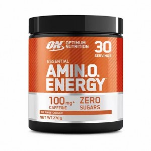 Optimum Nutrition Essential AMIN.O. Energy Orange Cooler 270 grams (30 Servings) Brasil | PV4251693