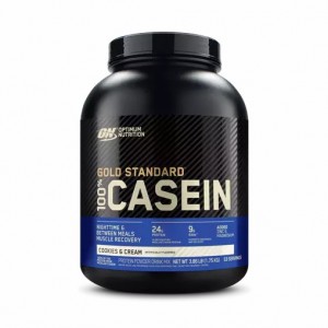 Optimum Nutrition GOLD STANDARD® 100% Casein Cookies & Cream 4 lb (53 Servings) Brasil | OH3941028