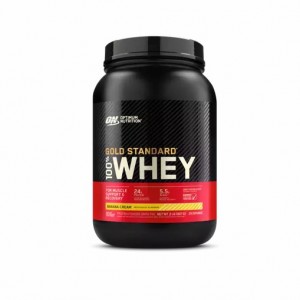 Optimum Nutrition GOLD STANDARD 100% WHEY™ Banana Cream 2 lb (29 Servings) Brasil | EY3698457