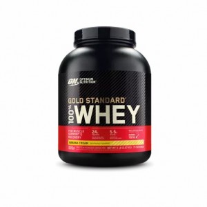 Optimum Nutrition GOLD STANDARD 100% WHEY™ Banana Cream 5 lb (73 Servings) Brasil | RM9421680