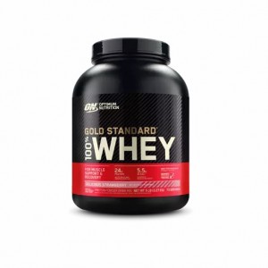 Optimum Nutrition GOLD STANDARD 100% WHEY™ Delicious Strawberry 5 lb (73 Servings) Brasil | XF6503189