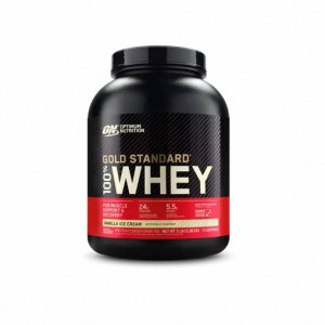 Optimum Nutrition GOLD STANDARD 100% WHEY™ Vanilla Ice Cream 5 lb (73 Servings) Brasil | EB4163029