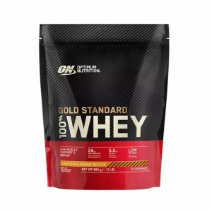 Optimum Nutrition Gold Standard 100% Whey Protein Powder Chocolate Peanut Butter 480 grams (15 Servings) Brasil | WV3879612