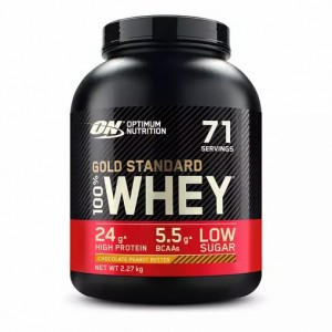 Optimum Nutrition Gold Standard 100% Whey Protein Powder Chocolate Peanut Butter 2.27 kg (71 Servings) Brasil | AD9047856