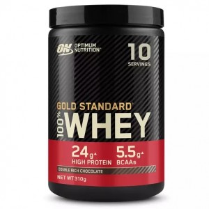 Optimum Nutrition Gold Standard 100% Whey Protein Powder Double Rich Chocolate 310 grams (10 Servings) Brasil | JW3276508