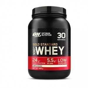 Optimum Nutrition Gold Standard 100% Whey Protein Powder Unflavoured 900 grams (30 Servings) Brasil | MI9728345