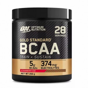 Optimum Nutrition Gold Standard BCAA Train + Sustain Strawberry Kiwi 266 grams (28 Servings) Brasil | KB4263570