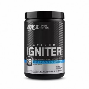 Optimum Nutrition Platinum Igniter Blue Raspberry Freeze 0.84 lb (20 Servings) Brasil | BN6189204