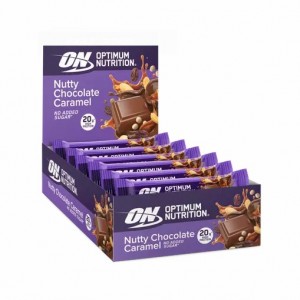 Optimum Nutrition Protein Bar Nutty Chocolate Caramel 700 grams (10 Bars) Brasil | MN3167528