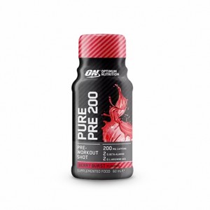 Optimum Nutrition Pure Pre 200 Pre-Workout Shot Berry 60ml (12 shots) Brasil | LR3807269