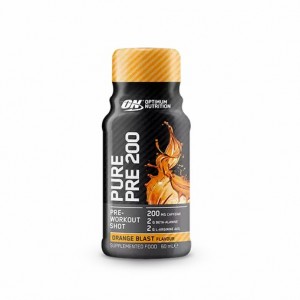 Optimum Nutrition Pure Pre 200 Pre-Workout Shot Orange 60ml (12 shots) Brasil | YV8531409