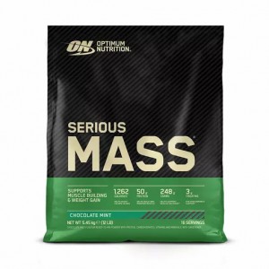 Optimum Nutrition Serious Mass Chocolate Mint 5.45 kg (16 Servings) Brasil | TA4783915