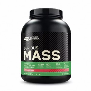 Optimum Nutrition Serious Mass Gainer Strawberry 2.73 kg (8 Servings) Brasil | ZR0489725