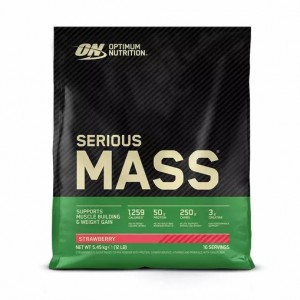 Optimum Nutrition Serious Mass Gainer Strawberry 5.45 kg (16 Servings) Brasil | XO9642715