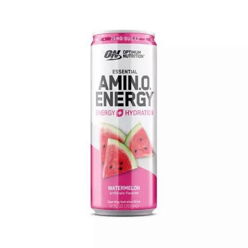 Optimum Nutrition ESSENTIAL AMIN.O. ENERGY+ Electrolytes Sparkling Watermelon 355ml * 12 Cans (12 Servings) Brasil | CY9142865