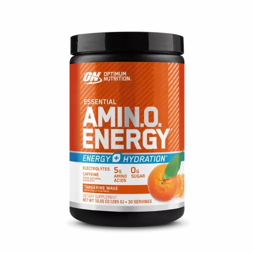 Optimum Nutrition Essential AMIN.O. ENERGY + Electrolytes Tangerine Wave 0.63 lb (30 Servings) Brasil | XC9376028