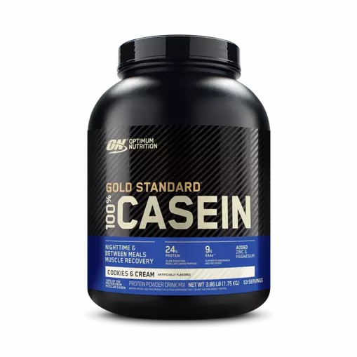 Optimum Nutrition GOLD STANDARD® 100% Casein Cookies & Cream 4 lb (53 Servings) Brasil | OH3941028