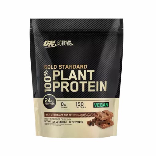 Optimum Nutrition GOLD STANDARD® 100% Plant Rich Chocolate Fudge 1.06 lb (12 Servings) Brasil | QC9671842