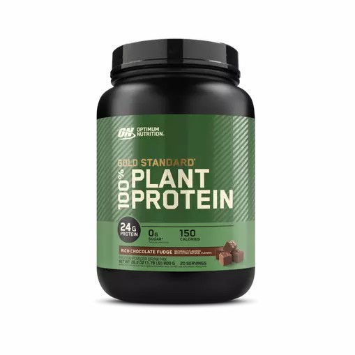 Optimum Nutrition GOLD STANDARD® 100% Plant Rich Chocolate Fudge 1.76 lb (20 Servings) Brasil | GD8430157