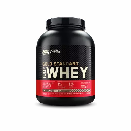 Optimum Nutrition GOLD STANDARD 100% WHEY™ Chocolate Coconut 5 lb (71 Servings) Brasil | EH4328059