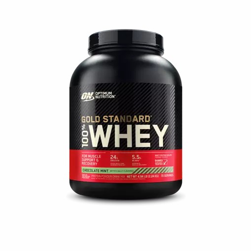 Optimum Nutrition GOLD STANDARD 100% WHEY™ Chocolate Mint 5 lb (70 Servings) Brasil | HA6280193