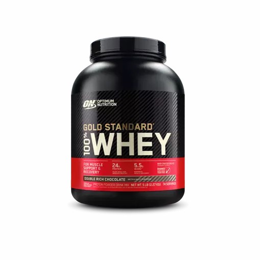 Optimum Nutrition GOLD STANDARD 100% WHEY™ Double Rich Chocolate 5 lb (74 Servings) Brasil | ZK8957260