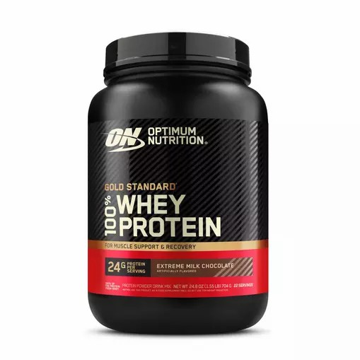 Optimum Nutrition GOLD STANDARD 100% WHEY™ Extreme Milk Chocolate 1.5 lb (22 Servings) Brasil | QC8954602