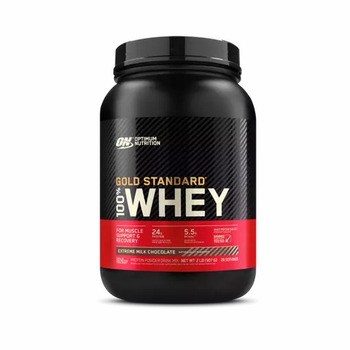 Optimum Nutrition GOLD STANDARD 100% WHEY™ Extreme Milk Chocolate 2 lb (28 Servings) Brasil | EB1732685