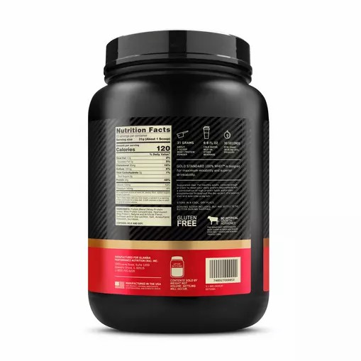 Optimum Nutrition GOLD STANDARD 100% WHEY™ French Vanilla Creme 1.5 lb (22 Servings) Brasil | TZ3648275