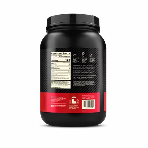 Optimum Nutrition GOLD STANDARD 100% WHEY™ Strawberries & Cream 2 lb (29 Servings) Brasil | BJ2798143