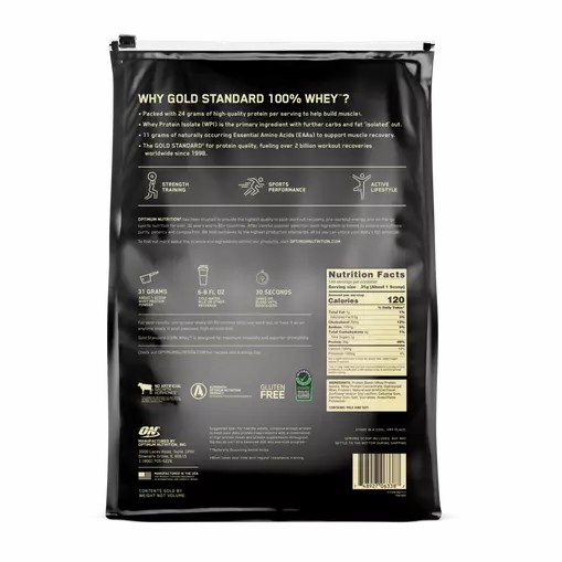 Optimum Nutrition GOLD STANDARD 100% WHEY™ Vanilla Ice Cream 10 lb - Notify me Brasil | IS0319842