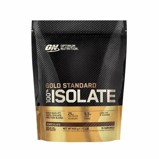 Optimum Nutrition Gold Standard 100% Isolate Chocolate 450 grams (15 Servings) Brasil | BT8032149