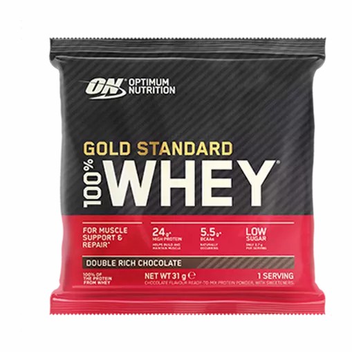 Optimum Nutrition Gold Standard 100% Whey Powder Sachets Double Rich Chocolate 1 sachet (31 grams) Brasil | SL7654132