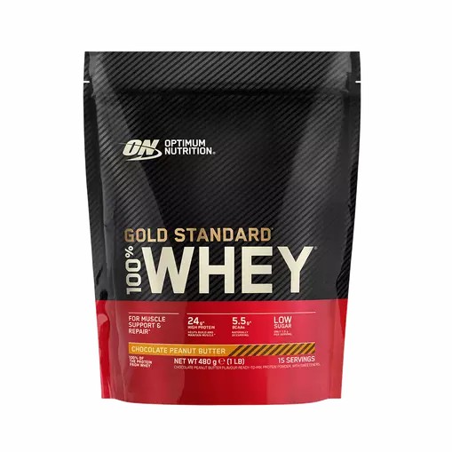 Optimum Nutrition Gold Standard 100% Whey Protein Powder Chocolate Peanut Butter 480 grams (15 Servings) Brasil | WV3879612