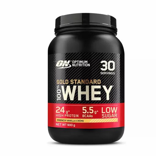 Optimum Nutrition Gold Standard 100% Whey Protein Powder French Vanilla 900 grams (30 Servings) Brasil | CH1428073