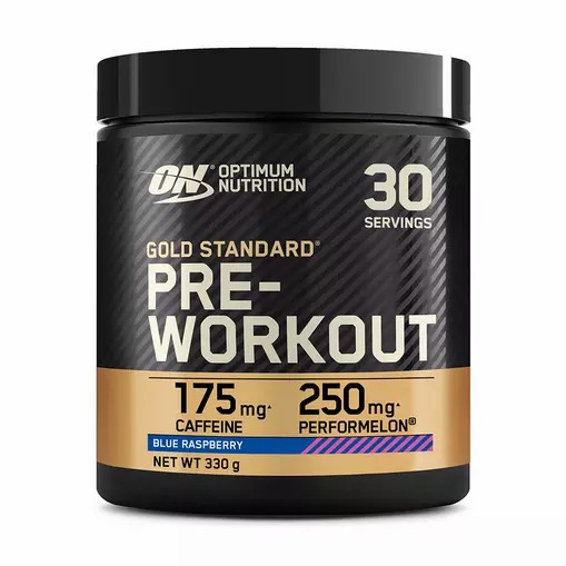 Optimum Nutrition Gold Standard Pre-Workout Blue Raspberry 330 grams (30 Servings) Brasil | UE1736204