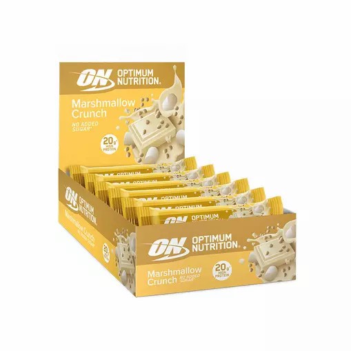 Optimum Nutrition Marshmallow Crunch Protein Bar Elite 650 grams (10 Bars) Brasil | EJ8172930