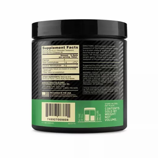 Optimum Nutrition Micronized Creatine Powder Blueberry Lemonade 0.79 lb (60 Servings) Brasil | AJ1642978