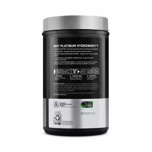 Optimum Nutrition PLATINUM HYDROWHEY™ Supercharged Strawberry 1.76 lb (20 Servings) Brasil | GY4095283