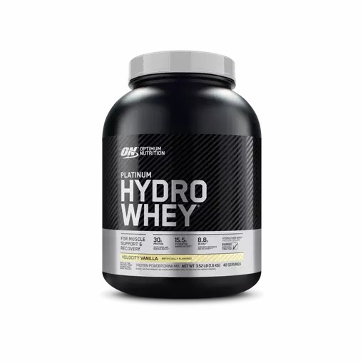 Optimum Nutrition PLATINUM HYDROWHEY™ Velocity Vanilla 3.52 lb (40 Servings) Brasil | VN4720583