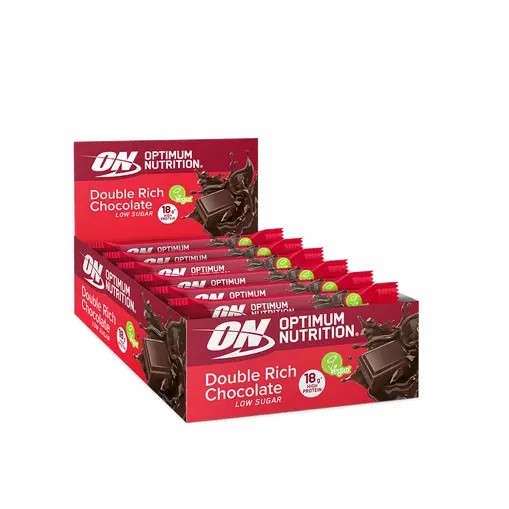 Optimum Nutrition Plant Protein Bar Double Rich Chocolate 720 grams (12 Bars) Brasil | SJ3829754