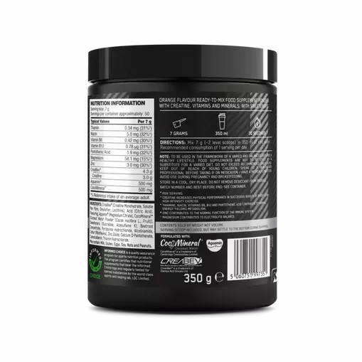 Optimum Nutrition Platinum Creatine Plus Orange 350 grams (50 Servings) Brasil | MK5741068