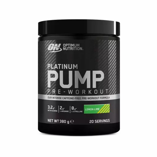 Optimum Nutrition Platinum Pump Pre-workout Lemon Lime 380 grams (20 Servings) Brasil | SC4360798