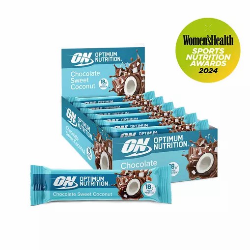 Optimum Nutrition Protein Bar Chocolate Sweet Coconut 720 grams (12 Bars) Brasil | QX2635198